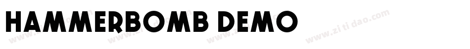 HammerBomb Demo字体转换
